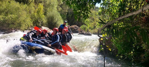 El Rápido del Salto del Angel en el Alto Guadalquivir