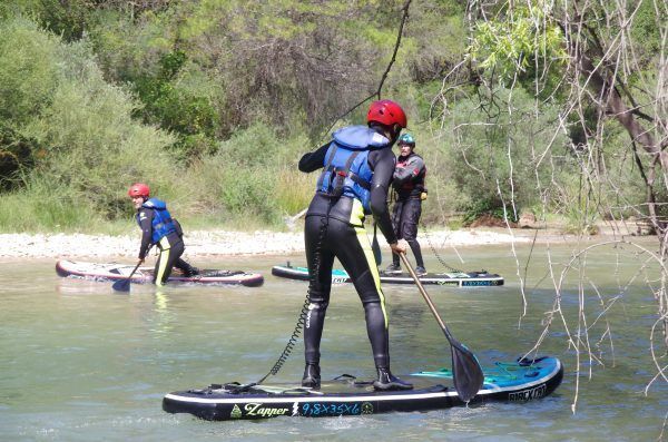 Técnicas de remada en Paddle Surf en Cazorla