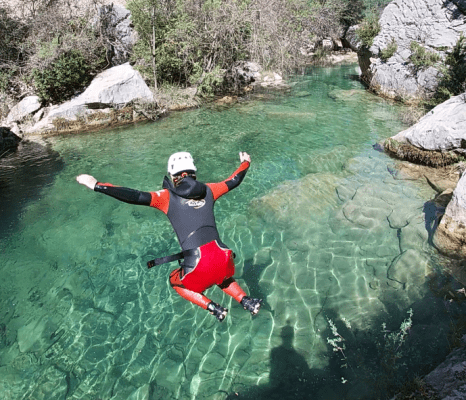 Barranquismo Río Guadalquivir en Cazorla