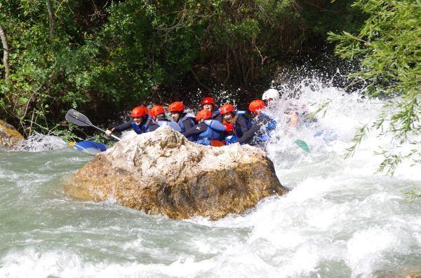 Descendiendo marcha atrás en Salto del Ángel